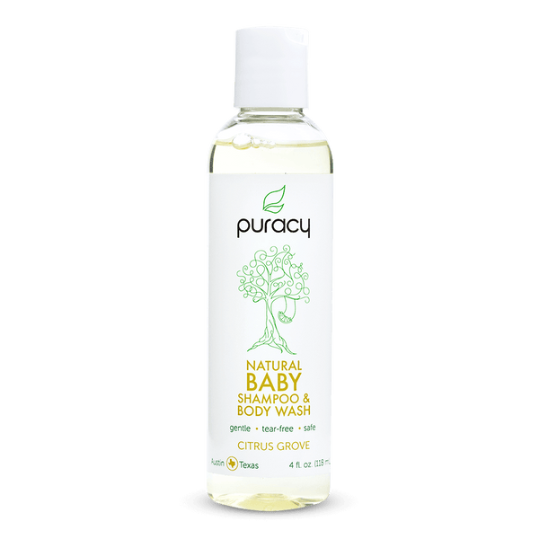 Natural Baby Shampoo & Body Wash -Citrus Grove - 4oz