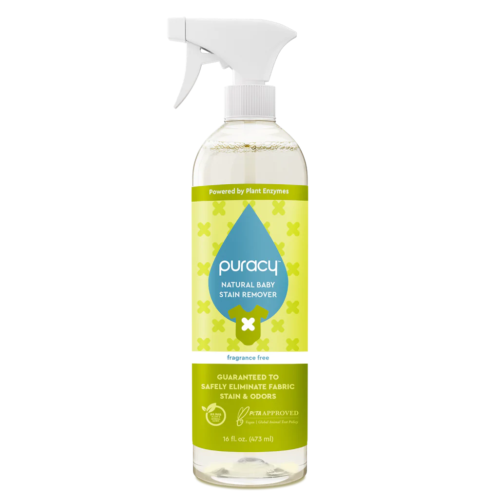 Puracy Natural Baby Laundry Stain Remover with Plant Powered