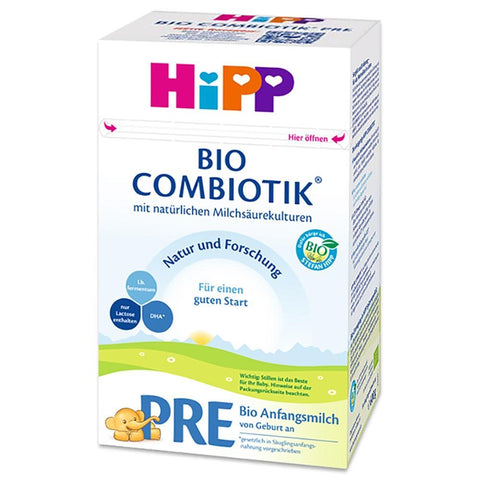 HiPP Stage PRE German - Organic Combiotik Formula (600g) (4 boxes)