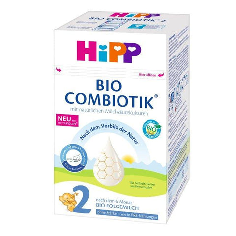 HiPP Stage 2 German NO Starch - Organic Combiotik Formula (600g) (16 boxes)