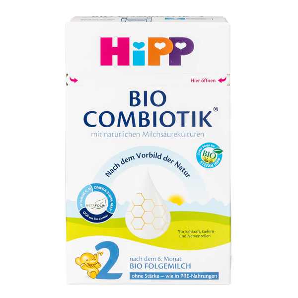HiPP Stage 2 German NO Starch - Organic Combiotik Formula (600g) (8 boxes)