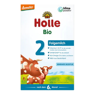 Holle Organic Follow-on Cow Formula 2 - 600g (8 boxes)