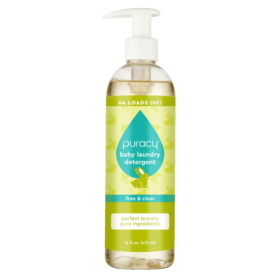 Natural Baby Laundry Detergent - Free & Clear - 16oz