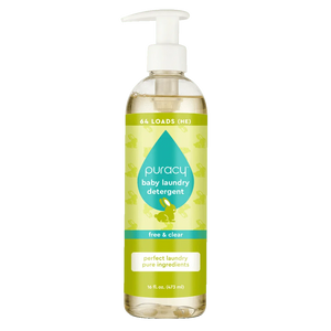 Natural Baby Laundry Detergent - Free & Clear - 16oz