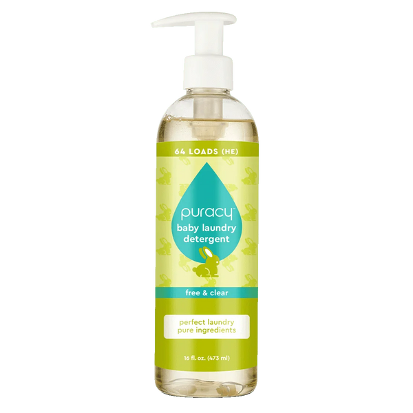 Natural Baby Laundry Detergent - Free & Clear - 16oz