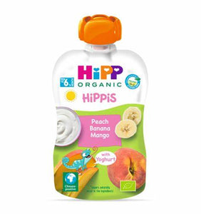 HiPP Hippis Peach Banana Mango With Yogurt 100g