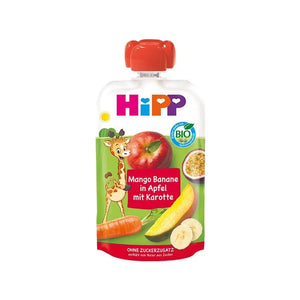 HiPP Hippis Mango Banana in Apple with Carrots Puree 100g
