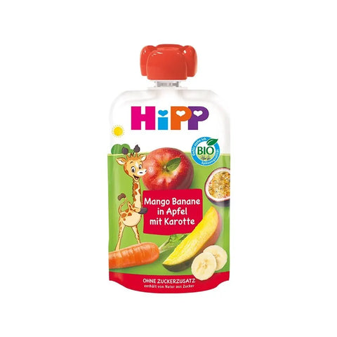 HiPP Hippis Mango Banana in Apple with Carrots Puree 100g