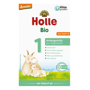 Holle Organic Infant Goat Milk Formula 1 with DHA (12 boxes)