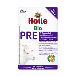 Holle Organic Infant Goat Milk Formula PRE with DHA (24 boxes)