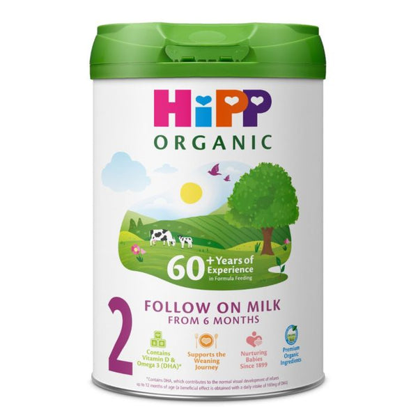 HiPP Organic Follow On Milk 2 (800g) UK (12 cans)