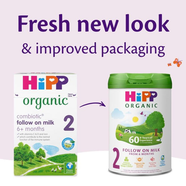 HiPP Organic Follow On Milk 2 (800g) UK (12 cans)