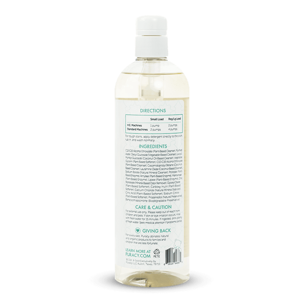 Natural Baby Laundry Detergent - Free & Clear - 24oz