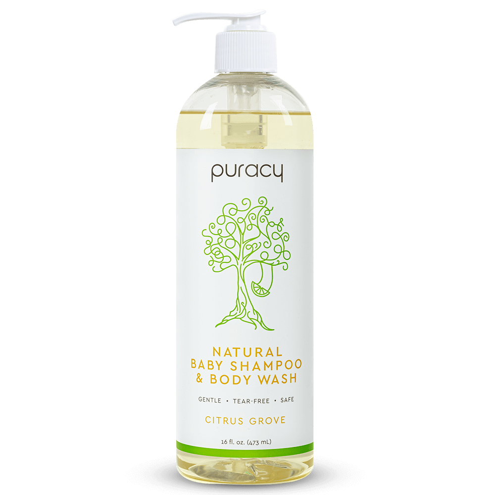 Natural Baby Shampoo & Body Wash -Citrus Grove - 16oz
