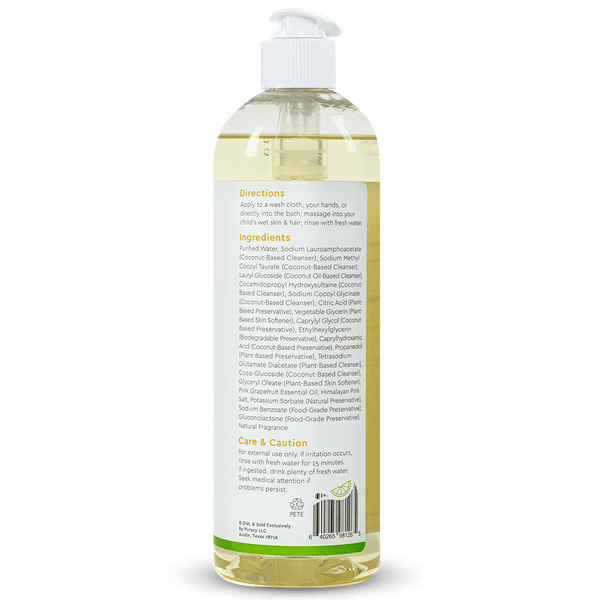 Natural Baby Shampoo & Body Wash -Citrus Grove - 16oz
