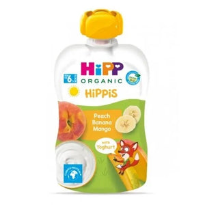 HiPP Hippis Peach Banana Mango With Yogurt 100g