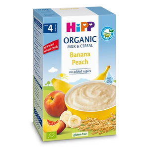 HiPP Organic Banana Peach Milk & Cereal 250g