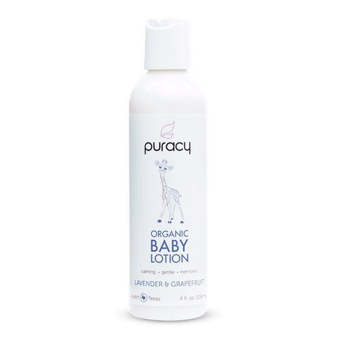 Organic Baby Lotion - Lavender & Grapefruit - 4oz