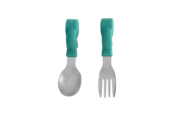 Palm Grasp Spoon & Fork Set