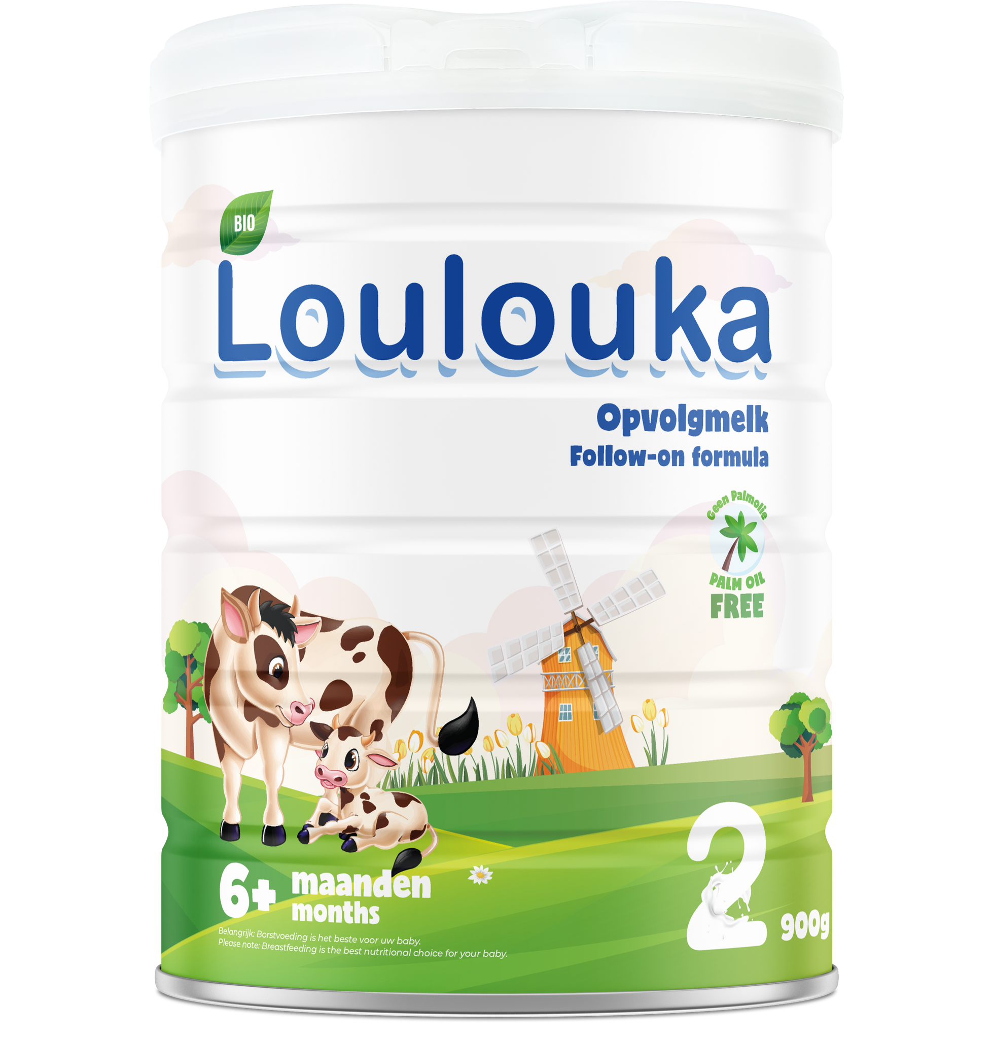 Loulouka Stage 2 Organic (Bio) Follow-on Formula (900g) (6 cans)