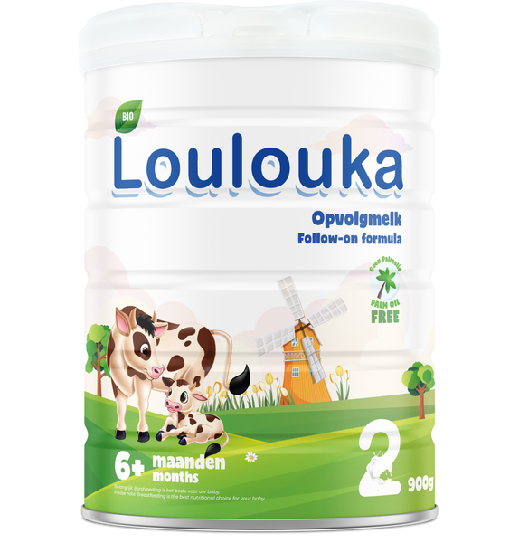 Loulouka Stage 2 Organic (Bio) Follow-on Formula (900g) (4 cans)