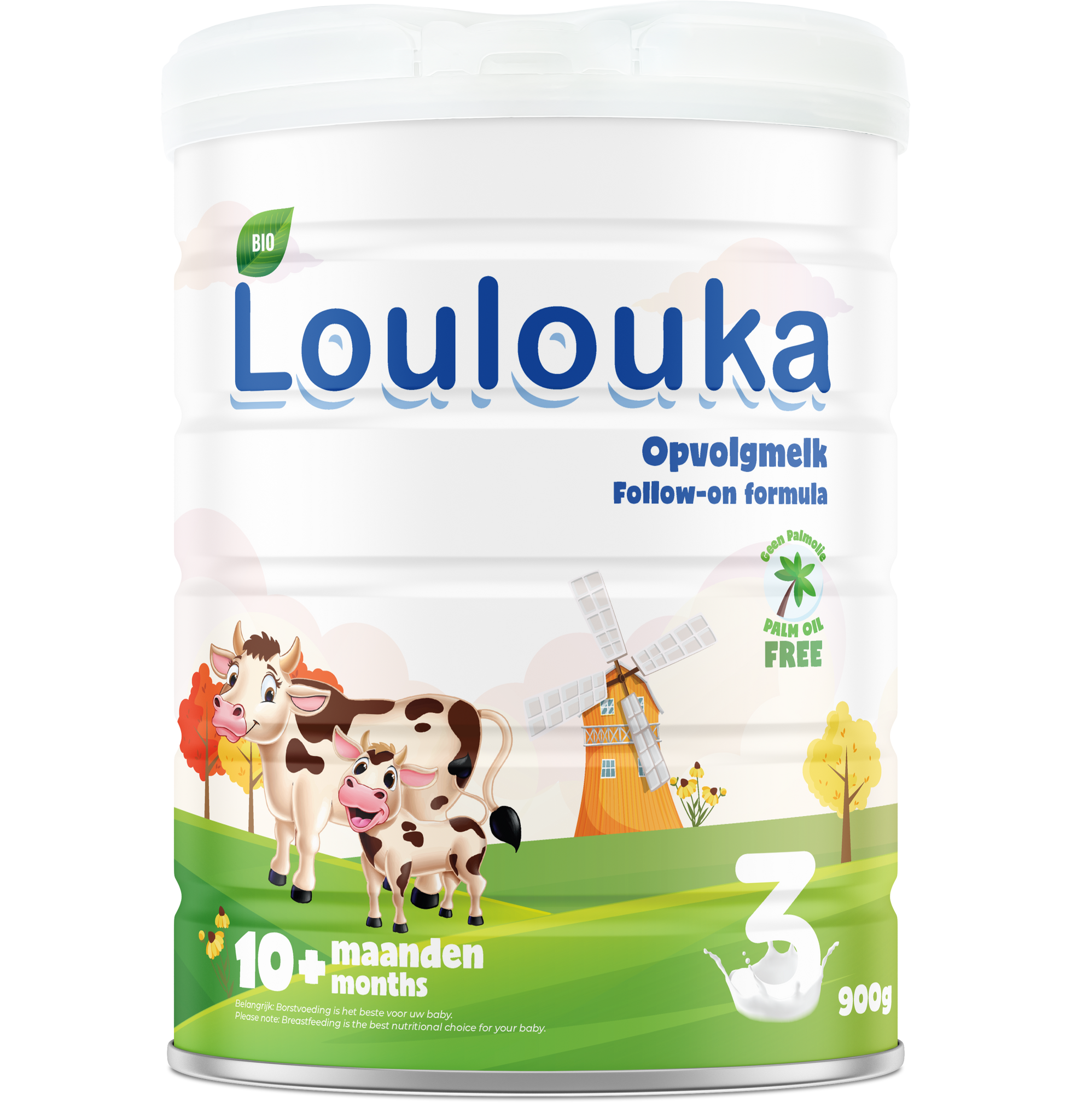 Loulouka Stage 3 Organic (Bio) Follow-on Formula (900g) (4 cans)