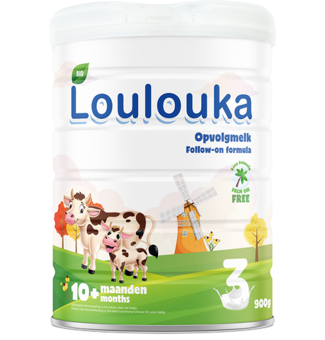Loulouka Stage 3 Organic (Bio) Follow-on Formula (900g) Dented cans