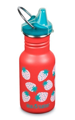 Kid Classic Narrow 12oz (w/ Sippy) Coral Strawberries