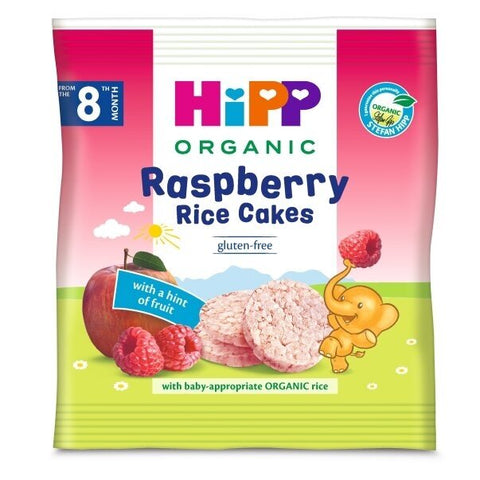 HiPP Organic Raspberry Rice Cakes 30g
