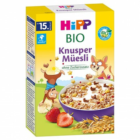HiPP Crispy Cereal with Bananas and Strawberries 200 g