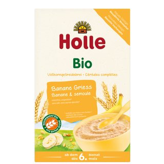 Holle Organic Fruit Porridge Banana-Semolina 250 g