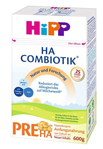 HiPP Hypoallergenic HA PRE Combiotic Infant Milk Formula (600g) (4 Boxes)