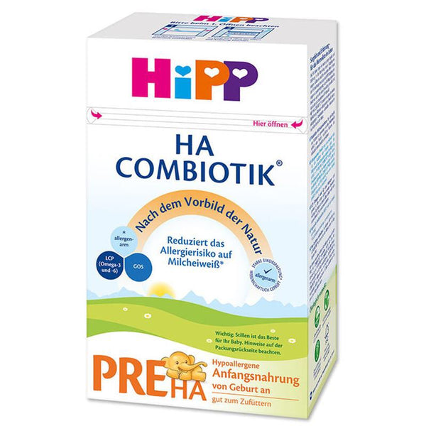HiPP Hypoallergenic HA PRE Combiotic Infant Milk Formula (600g) (16 Boxes)