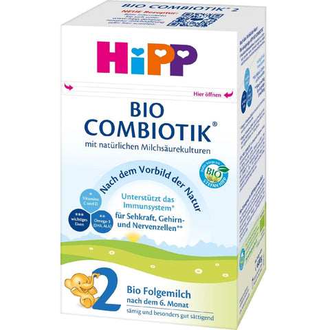 HiPP Stage 2 German - Organic Combiotik Formula (600g) (16 boxes)