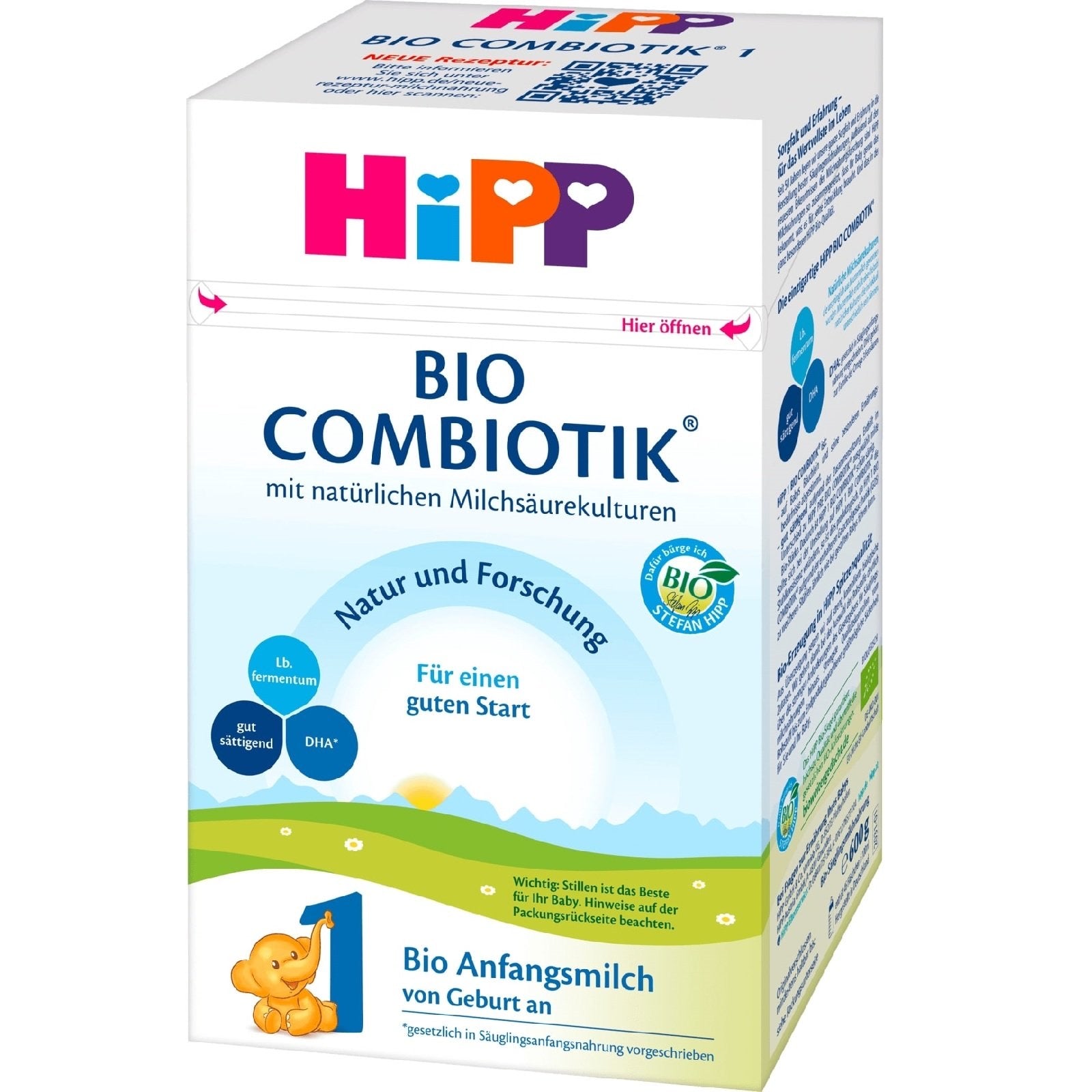 HiPP Stage 1 German - Organic Combiotik Formula (600g) (4 boxes)