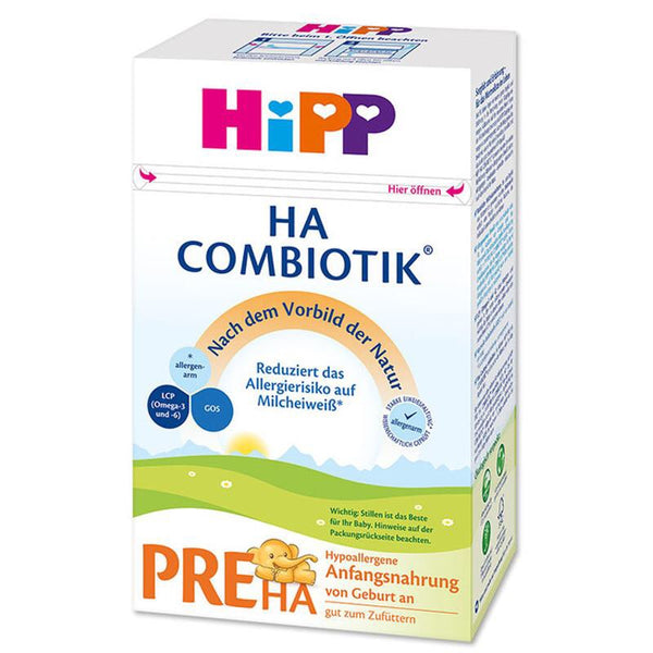 HiPP Hypoallergenic HA PRE Combiotic Infant Milk Formula (600g) (12 Boxes)