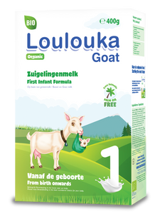 Loulouka organic Goat infant milk Stage 1 400g (24 boxes)