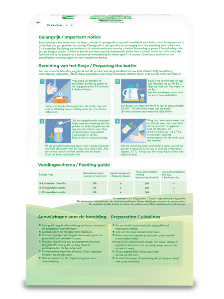 Loulouka organic Goat follow-on milk Stage 2