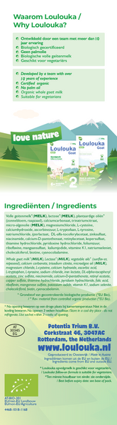 Loulouka organic Goat follow-on milk Stage 2