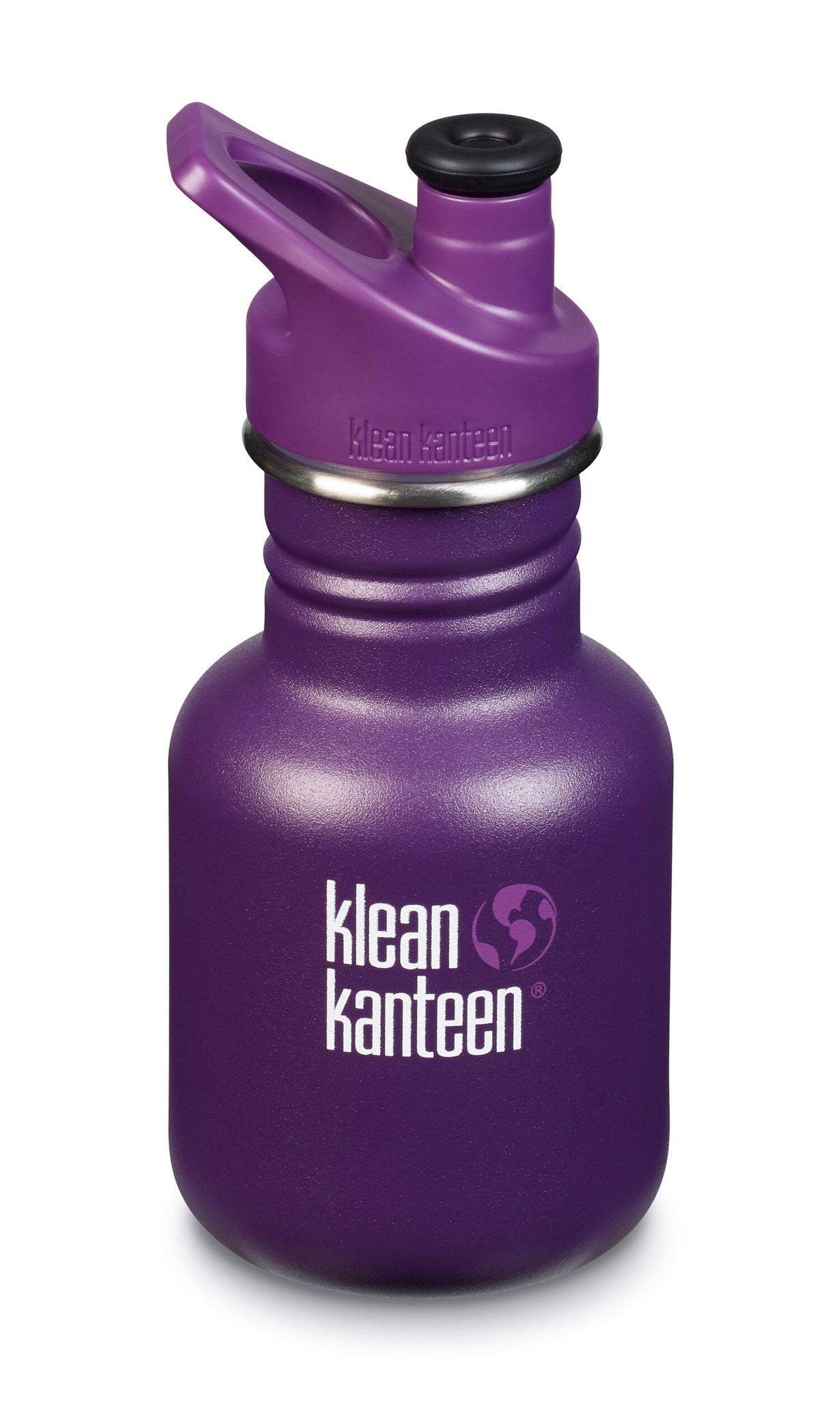 Klean Kanteen Kid Cup 10 oz with Kid Straw Lid Sparkling Grape